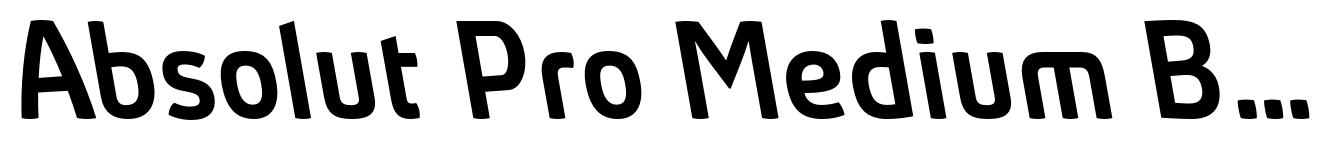 Absolut Pro Medium Backslanted Italic